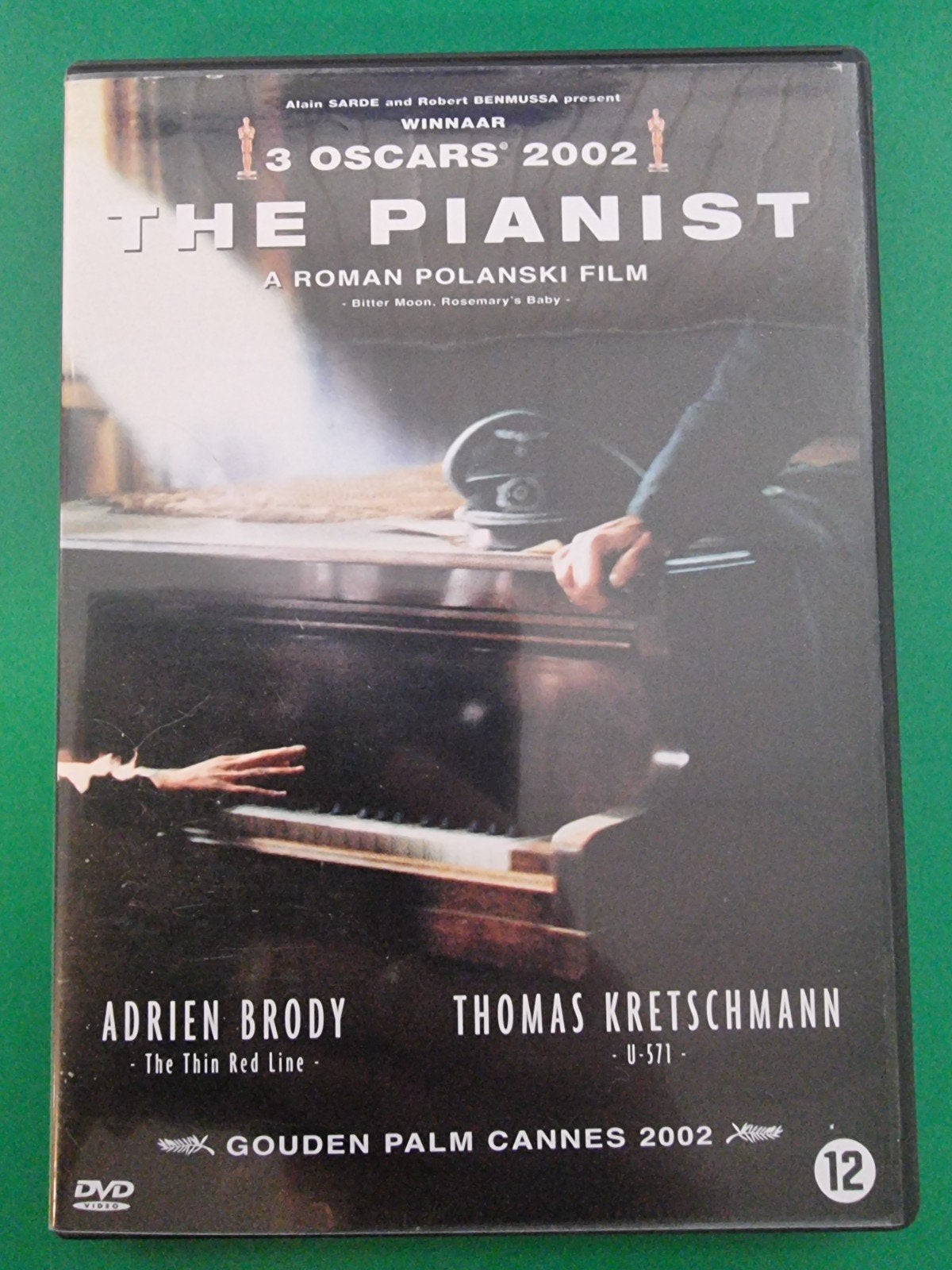 The Pianist DVD - Roman Polanski - 3 Oscars 2002, Vanaf 12 jaar, Ophalen of Verzenden, Gebruikt, Waargebeurd drama