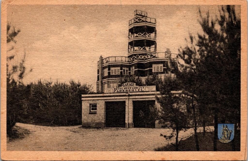 Nunspeet - Hotel Parkheuvel De Nieuwe Belvédère, Verzenden, 1940 tot 1960, Gelopen, Gelderland