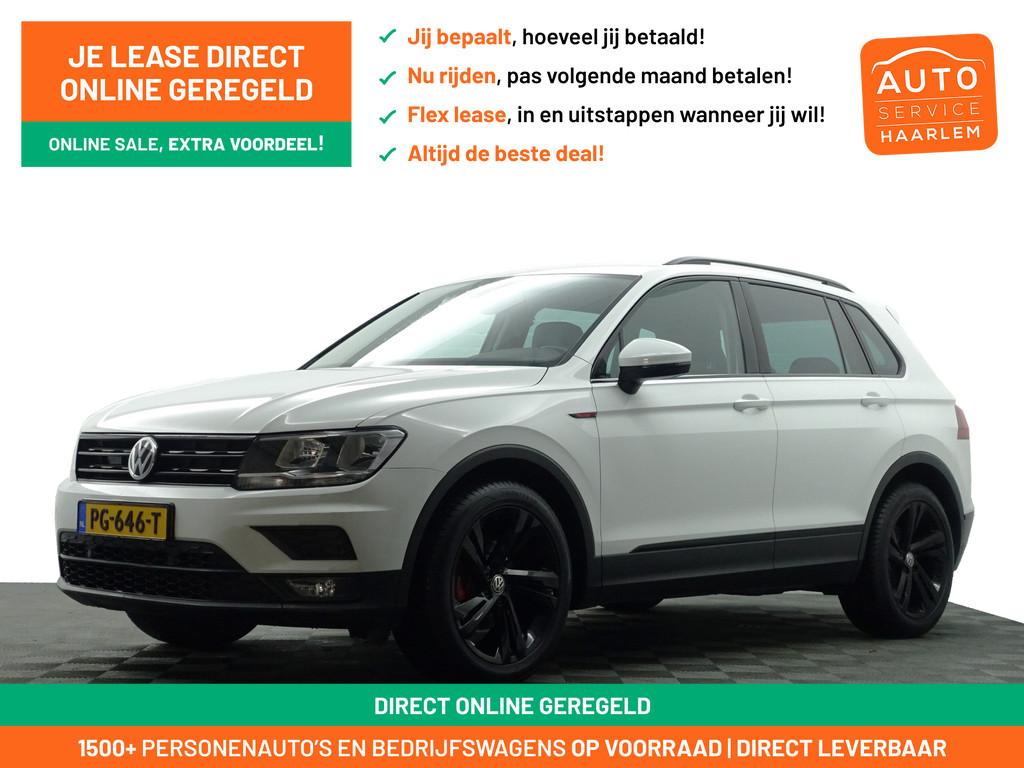 Volkswagen Tiguan 1.4 TSI ACT R Line Aut- Sport Leder Interi, Auto's, Volkswagen, 4 cilinders, Wit, SUV of Terreinwagen, Tiguan