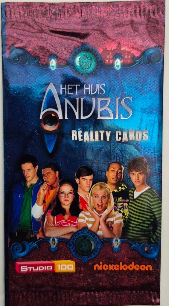 Het Huis Anubis Reality Cards Booster Pack Nieuw, Ophalen of Verzenden, Nieuw, Booster