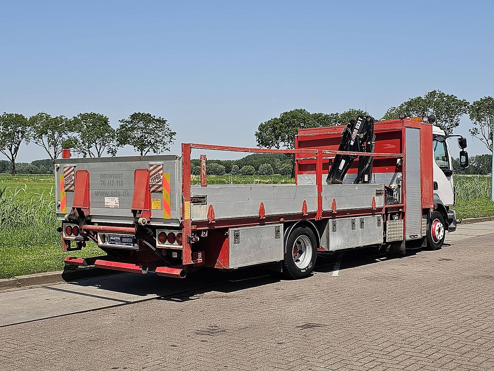 VOLVO FL 240.12 manual hiab 033t, Wit, Bedrijf, Stoelverwarming, 239 pk