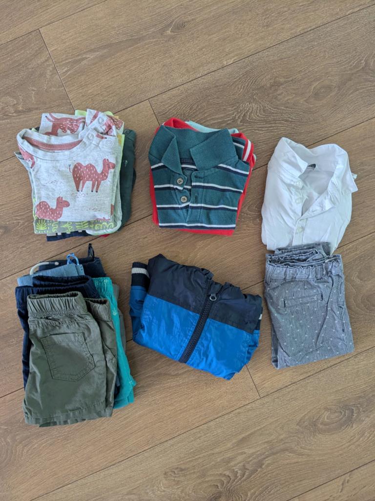 Zomer kledingpakket maat 80: jongen, Kinderen en Baby's, Babykleding | Maat 80, Ophalen of Verzenden, Zo goed als nieuw, Jongetje