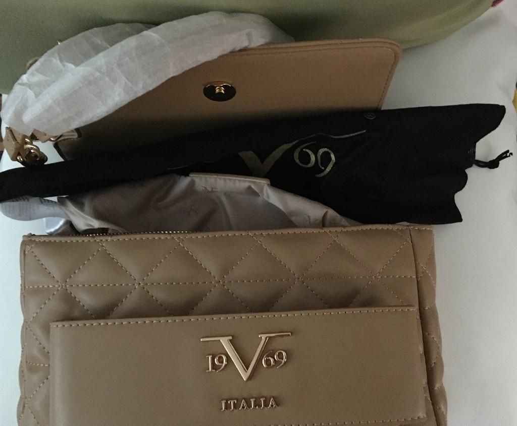 19V69 ITALIA GAIA GOLD van VERSACE tasje, Ophalen of Verzenden, Nieuw, Bruin, Schoudertasje