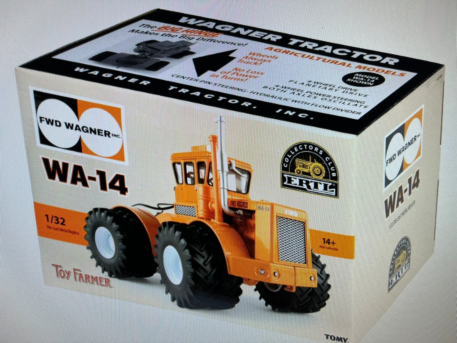 Wagner WA 14. 1:32, Ophalen of Verzenden, Nieuw, Tractor of Landbouw, ERTL