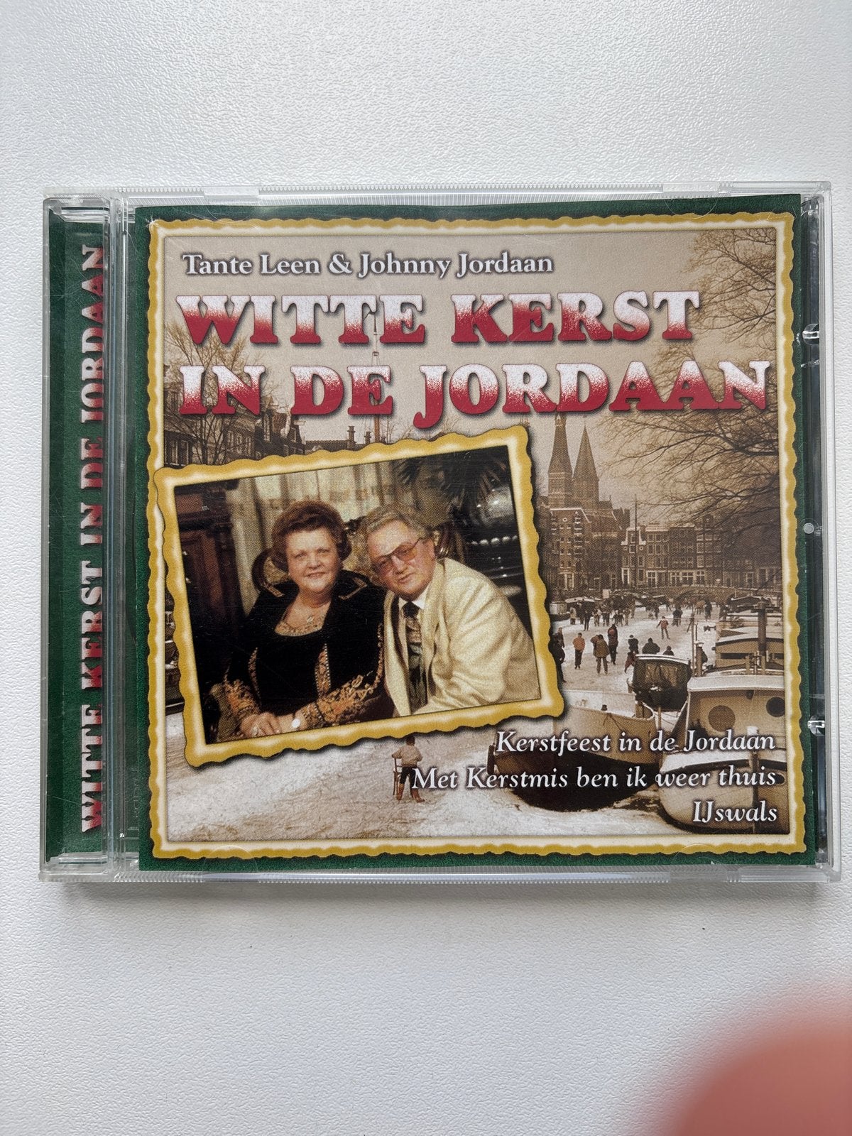 Tante Leen & Johnny Jordaan - Witte Kerst in de Jordaan CD, Gebruikt, Verzenden, Kerst, Inclusief boekje