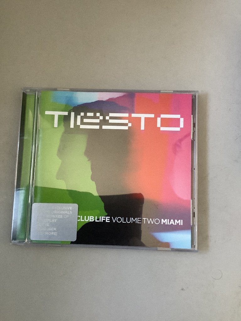 Tiësto  club life volume two Miami., Cd's en Dvd's, Ophalen of Verzenden, Zo goed als nieuw, Disco