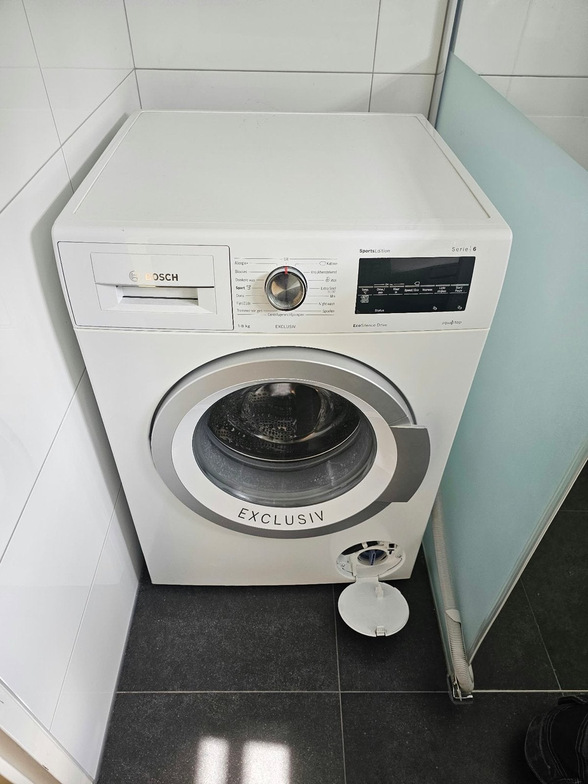 Bosch Serie 6 Exclusiv Wasmachine, Witgoed en Apparatuur, Wasmachines, Ophalen, Gebruikt, 85 tot 90 cm, 1200 tot 1600 toeren
