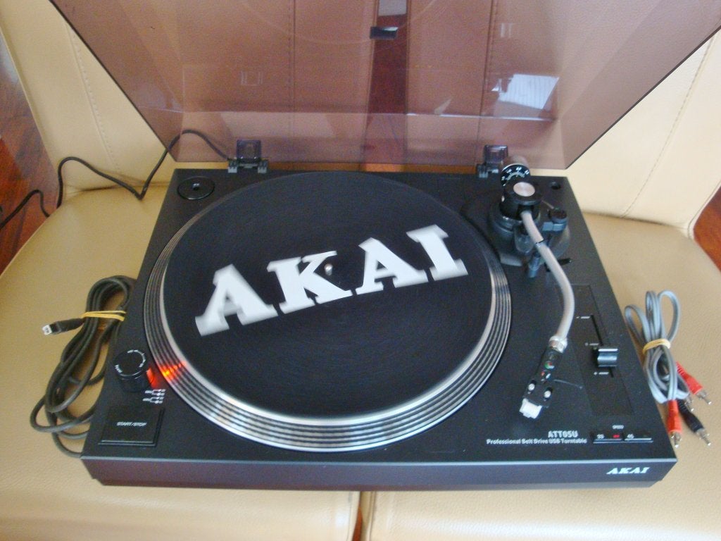 Akai ATT05U platenspeler USB, Audio, Tv en Foto, Platenspelers, Ophalen, Gebruikt, Thorens, Pitch-regelaar