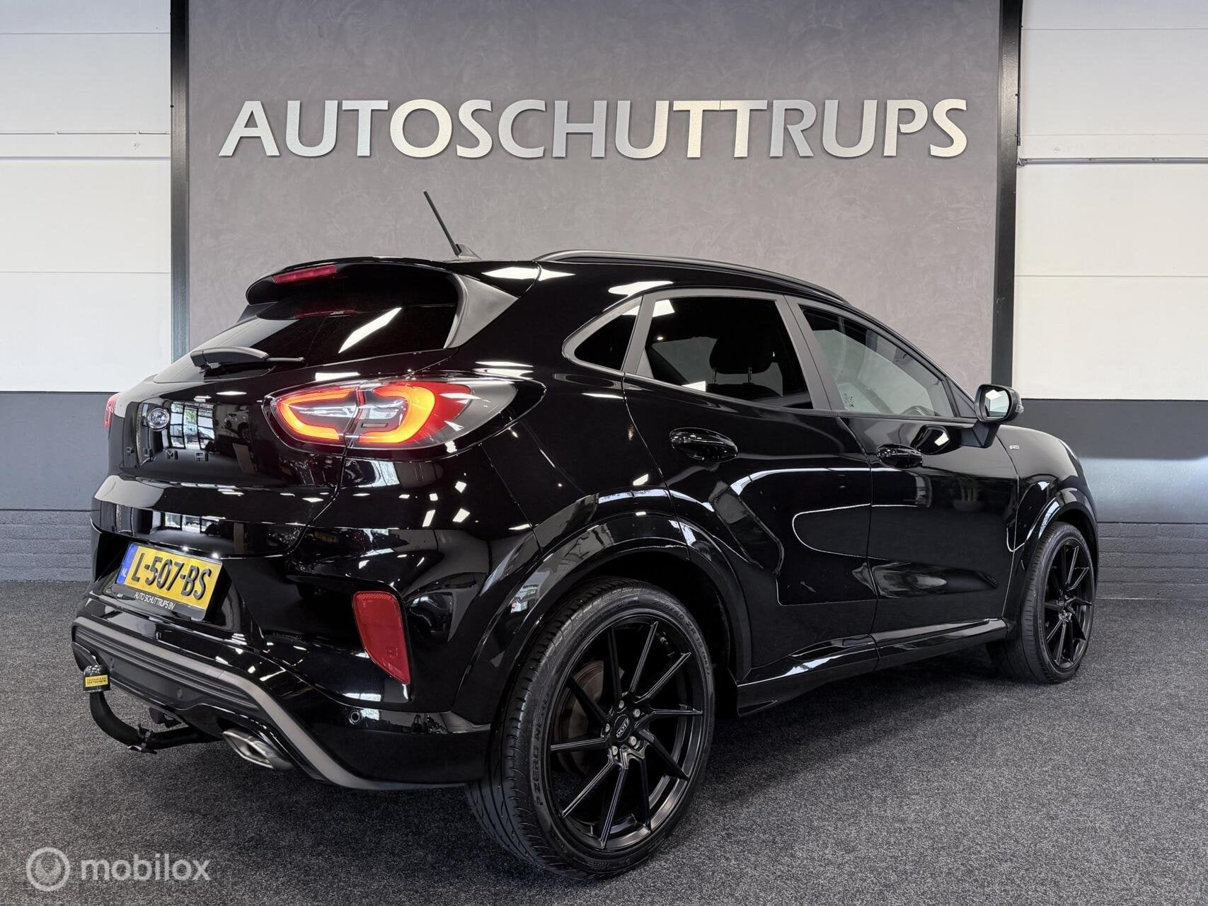 Ford Puma 1.0 EcoBoost ST-Line AUTOM / 1e EIG / NAP / STOELV, Dealer onderhouden, 1226 kg, Zwart, Origineel Nederlands