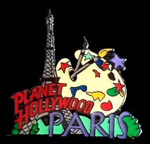 Paris- Planet Hollywood pin met schilderspalet, Verzenden, Nieuw, Stad of Land, Speldje of Pin