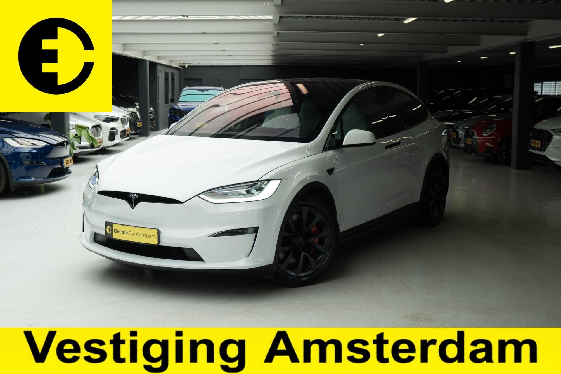 Tesla Model X Plaid AWD 6p. 100kWh | Wit leder | 1020 PK | I, Automaat, Model X, Gebruikt, 100 kWh