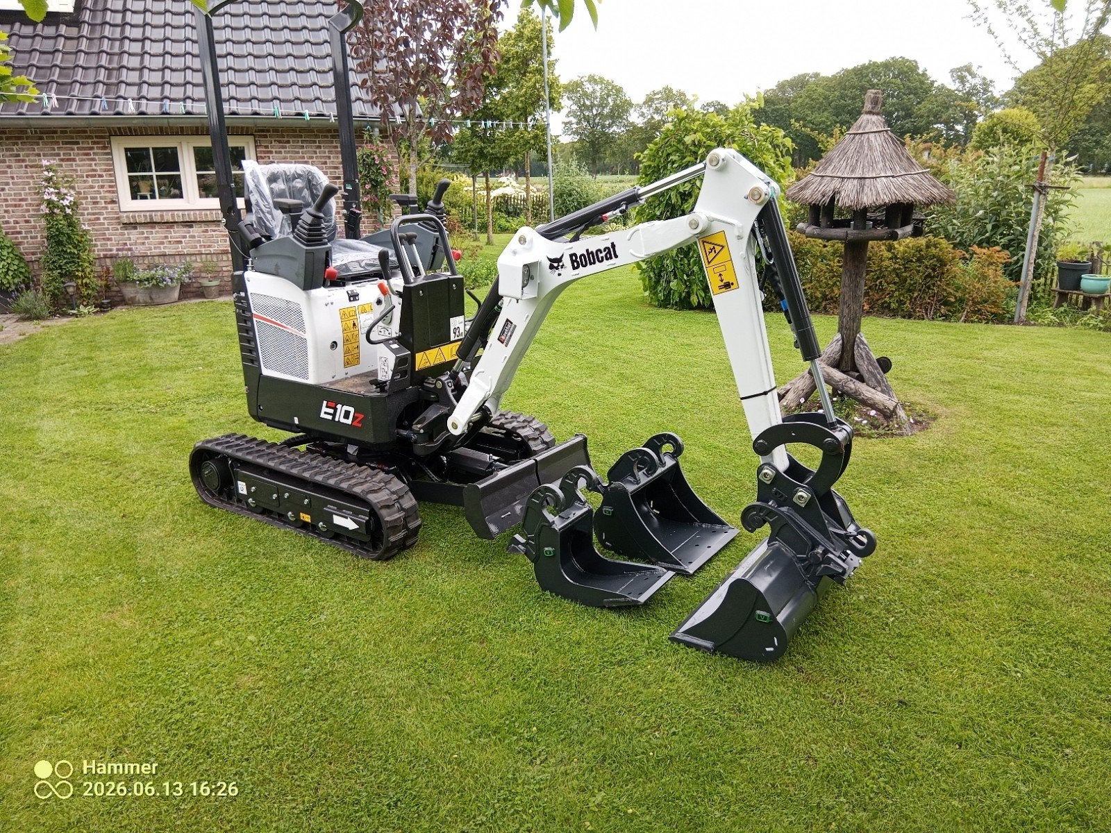 te huur een minigraver, Tuin en Terras, Ophalen