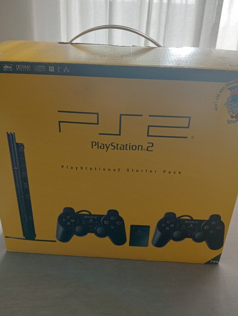 playstation 2, Ophalen, Gebruikt, Zwart, Met games