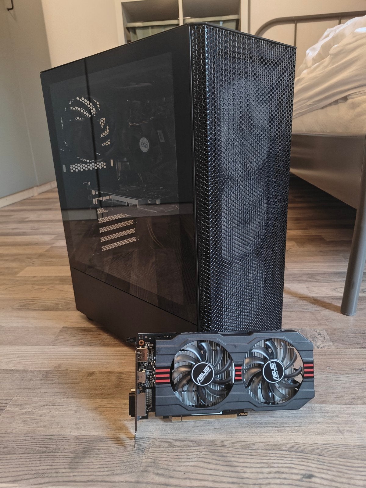 Gaming PC i7 8700, 16GB RAM, 512GB NVMe, 2x RX 560, Computers en Software, Desktop Pc's, Zo goed als nieuw, Prebuild, HDD, Intel Core i7