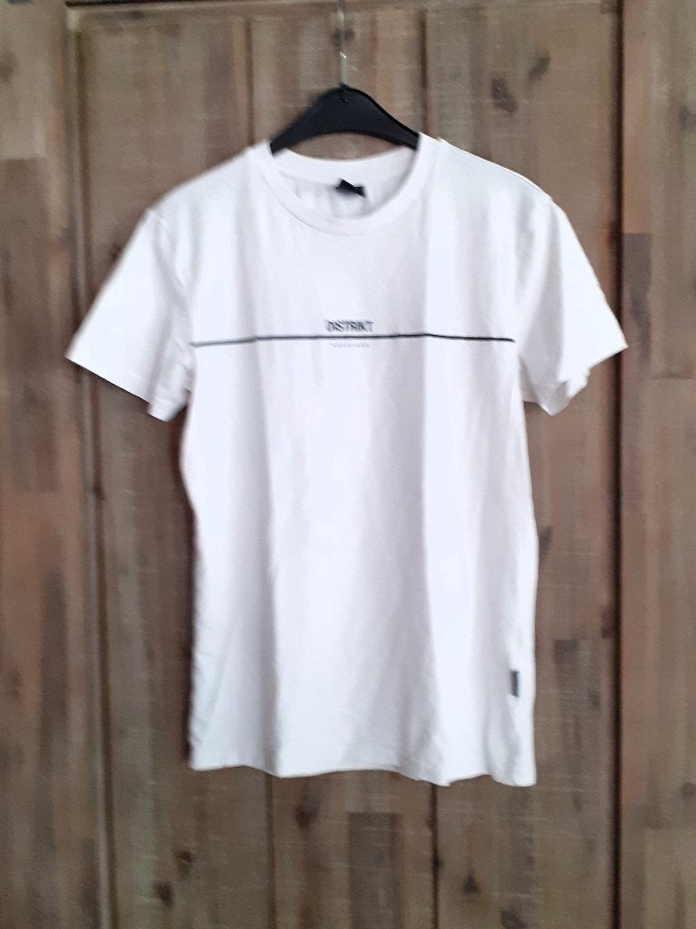Shirt van Distrikt maat XS, Wit, Ophalen of Verzenden, Zo goed als nieuw, Distrikt Nørrebro