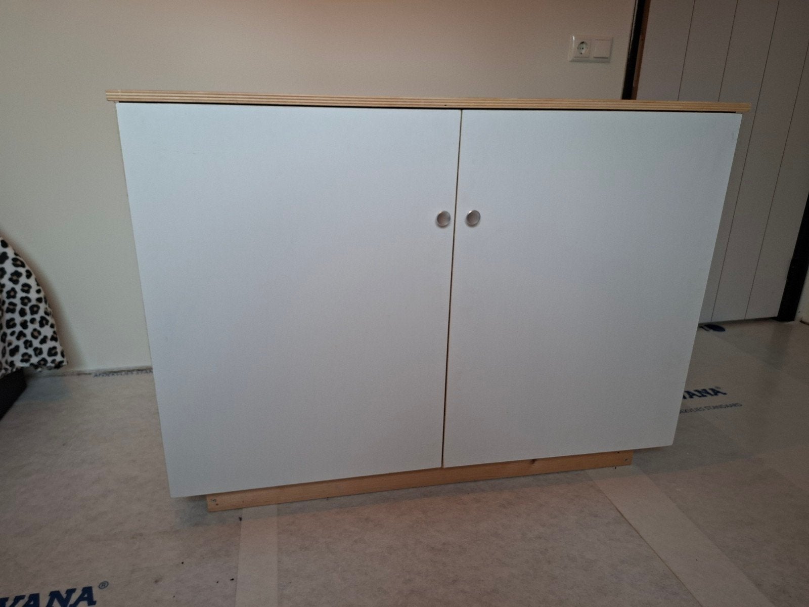 3x Keukenkast/Werkbank Kast 120x60x90cm - Wit/Hout, Ophalen, Gebruikt