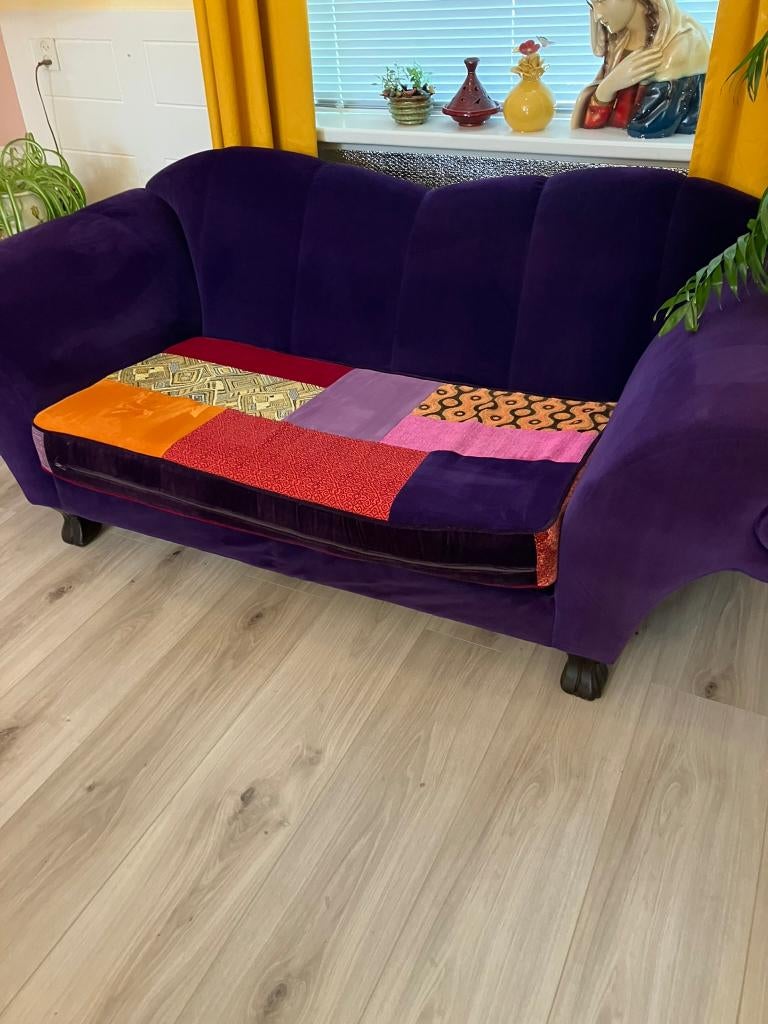 2-zits bank, Ophalen, Gebruikt, Tweepersoons, 75 tot 100 cm