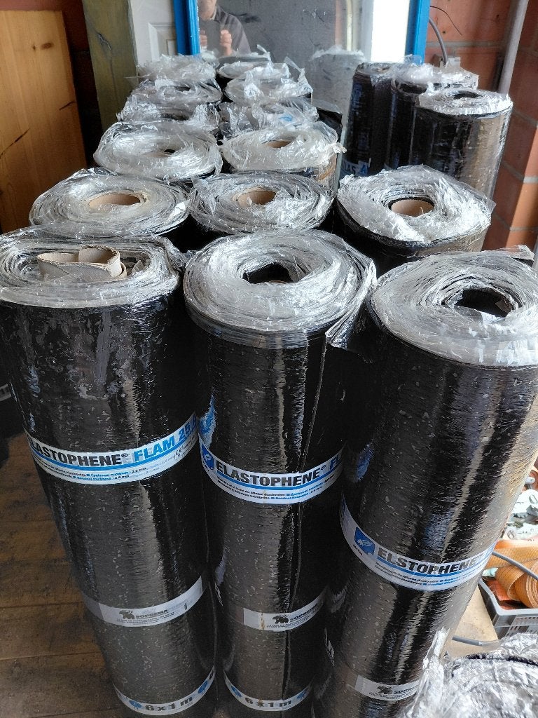 Dakleer, Ophalen, Overige materialen, Zwart, Nieuw