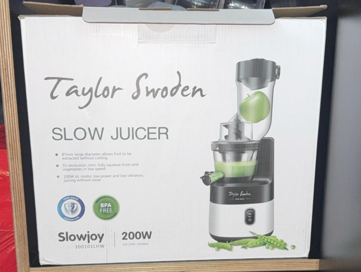 Taylor Swoden Slow Juicer - Nieuw en Ongebruikt, Minder dan 1 liter, Ophalen, Nieuw, 1 snelheid
