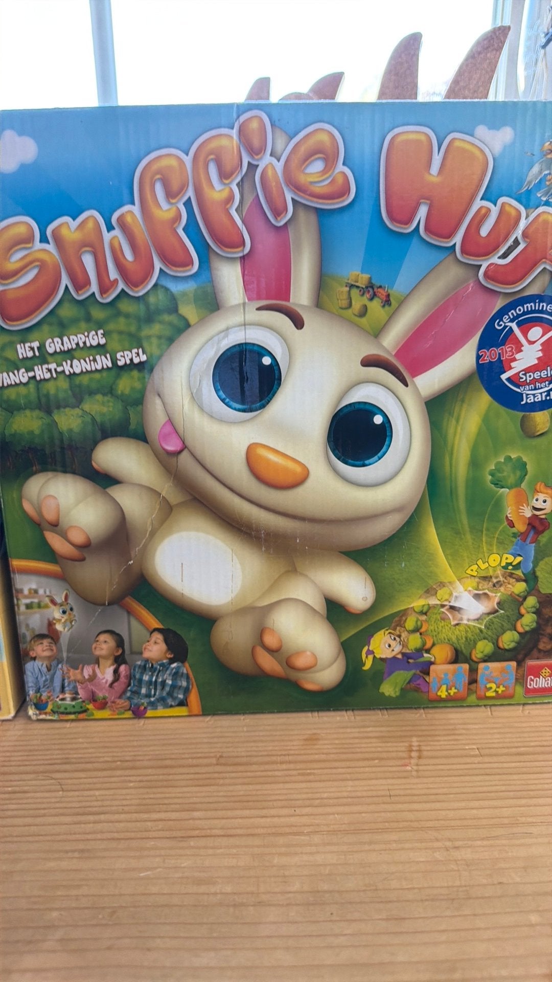 Kinder spelletje Snuffie Hup, Een of twee spelers, Ophalen, Gebruikt