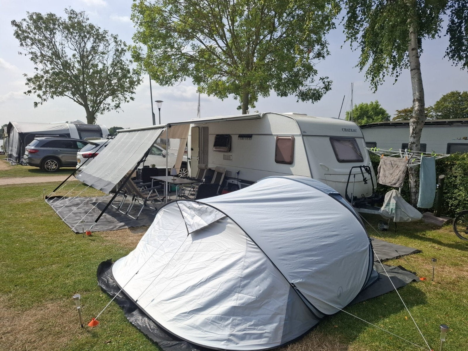 Decathlon pop up tent 2 seconds XL F&B 3P, Caravans en Kamperen, Tenten, Ophalen, Zo goed als nieuw, Tot en met 3