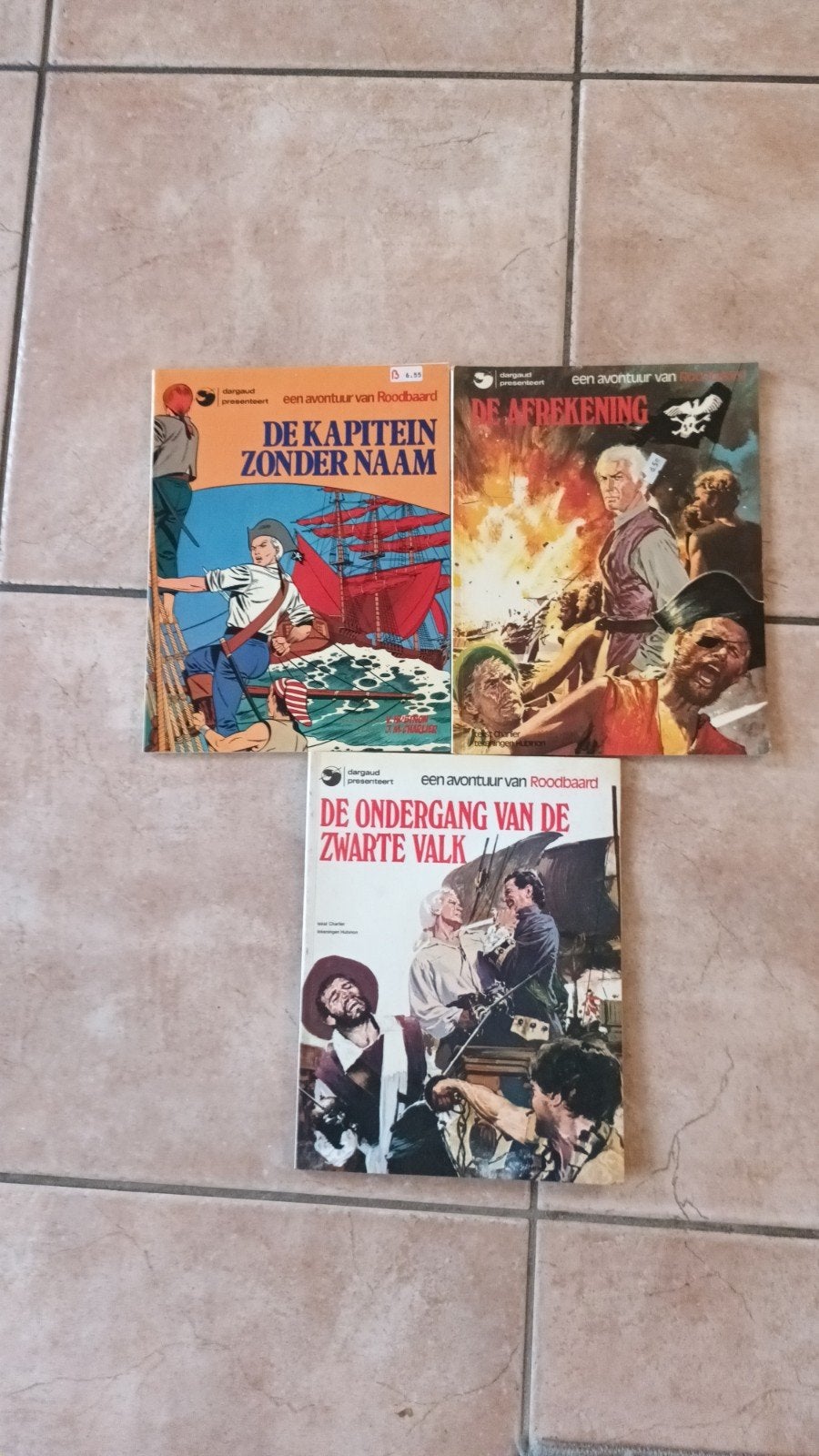 4 roodbaard, Meerdere stripboeken, Ophalen, Gelezen
