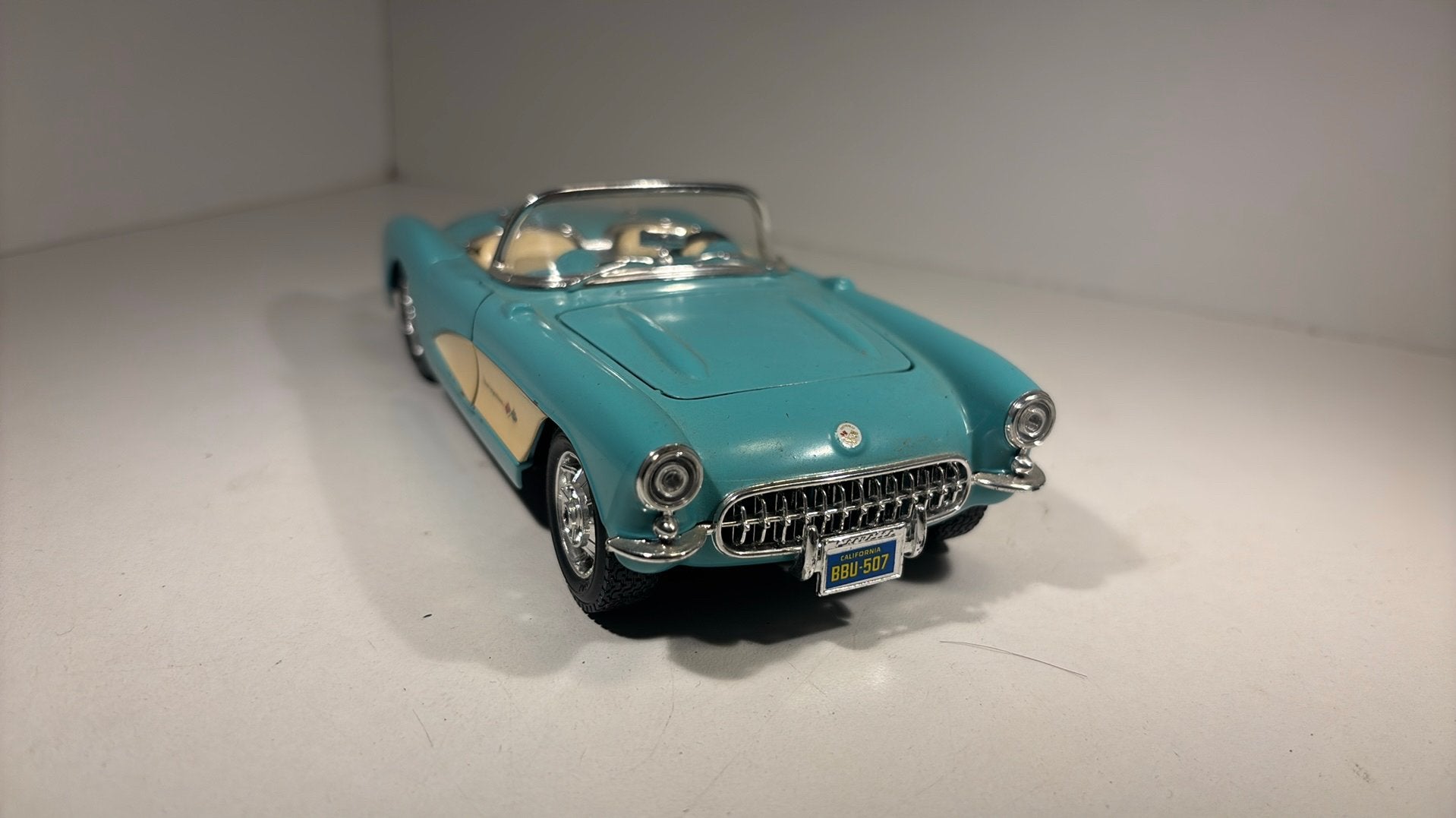 Chevrolet Corvette 1957 Bburago 1.24, Ophalen of Verzenden, Bburago, A, A