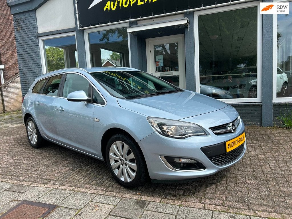 Opel Astra Sports Tourer 1.4 Turbo Edition / NAVI / ACHTERUI, Auto's, Opel, Voorwielaandrijving, Gebruikt, Zwart, 4 cilinders