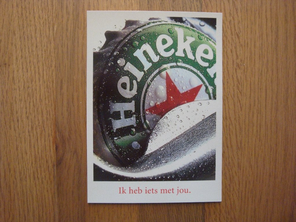 Diverse Heineken kaarten ansichtkaarten nieuw, Ophalen of Verzenden, Nieuw, Overige typen, Heineken