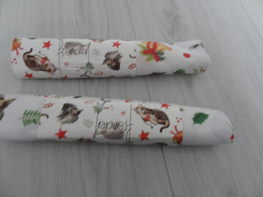 4x placemat Franciens katten - Nieuw, Meerkleurig, Overige stijlen, Nieuw, Ophalen of Verzenden