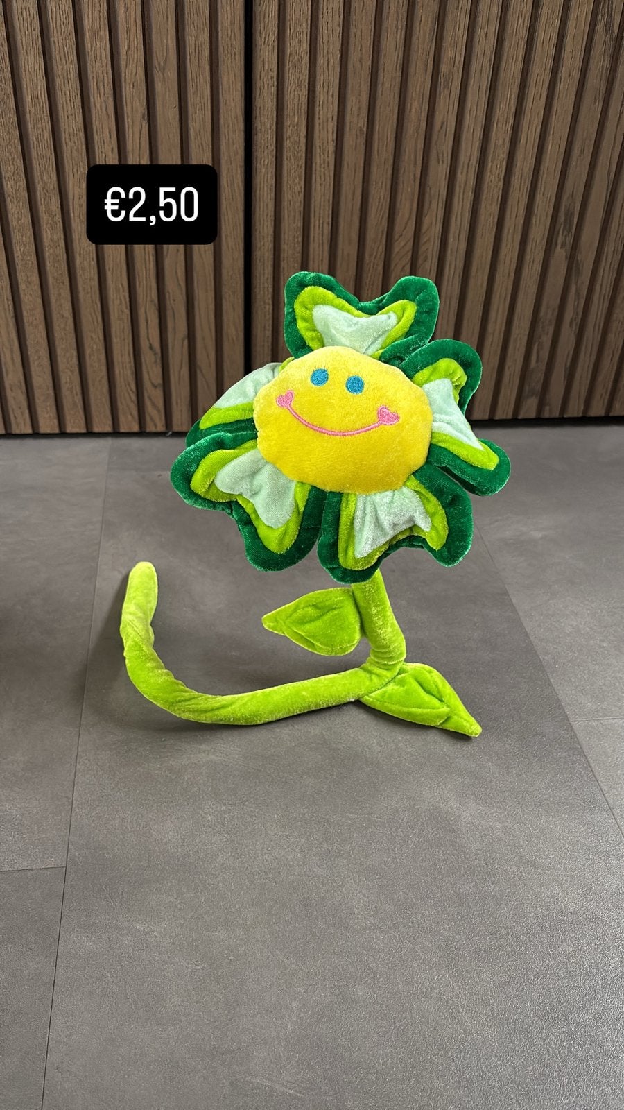 Vrolijke groene bloemenknuffel, ., Ophalen of Verzenden, Zo goed als nieuw, .