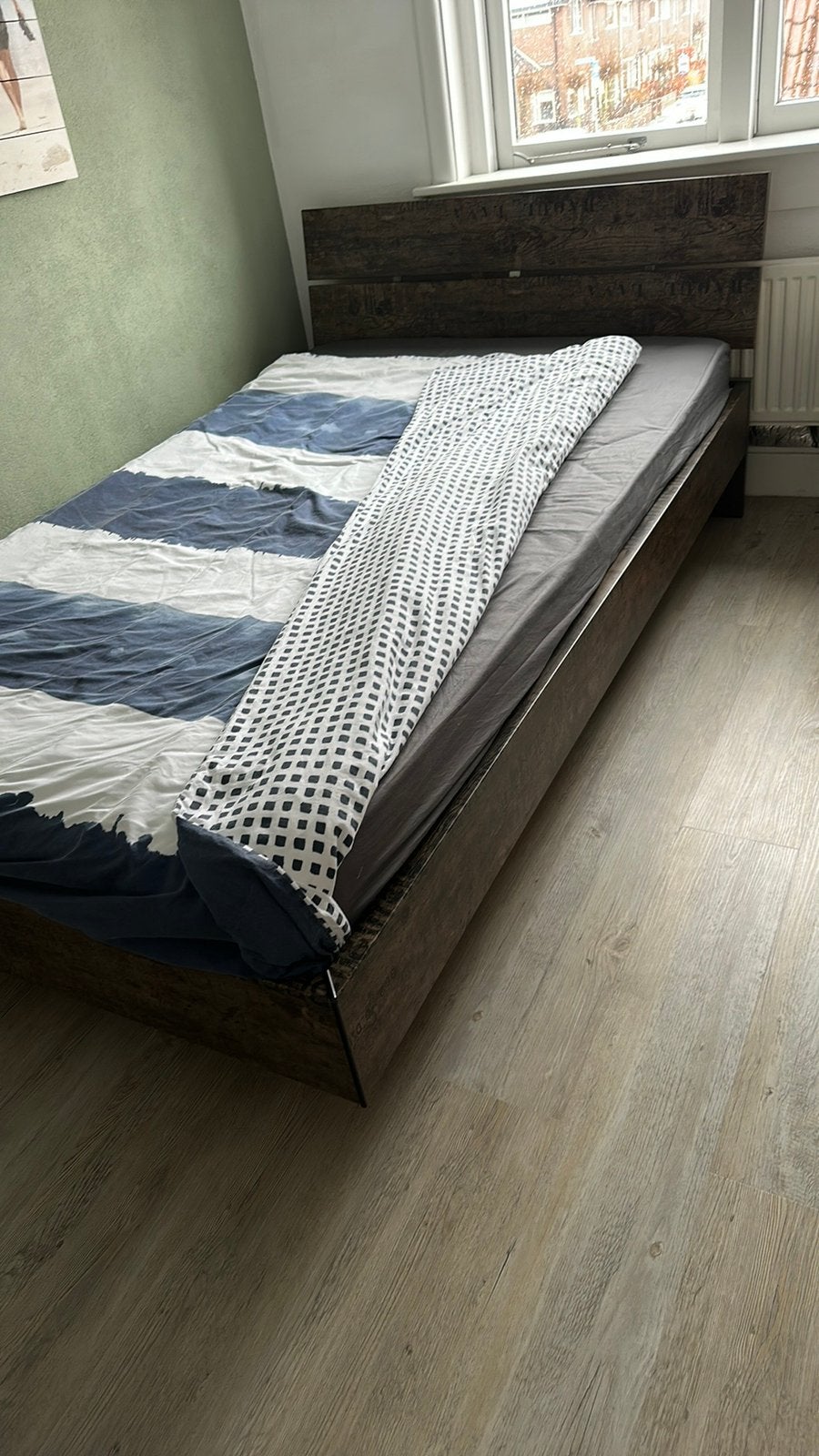 Sterke moderne twijfelaar, 120 breed 200, Ophalen, Zo goed als nieuw, Twijfelaar, 120 cm