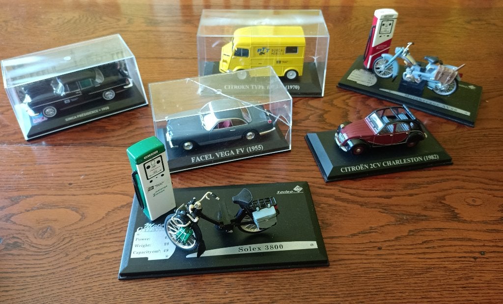 modelauto's, bus en brommers  schaal 1:18, Ophalen of Verzenden, Gebruikt, Overige typen, Overige merken