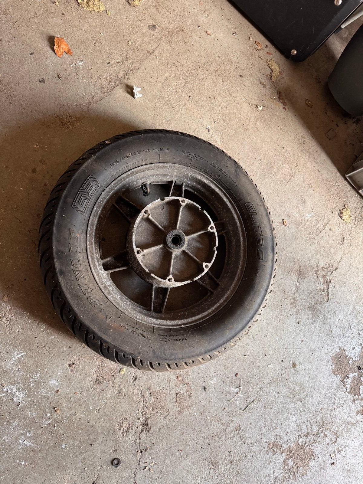 Honda Goldwing motor achterwiel met cardan, Ophalen