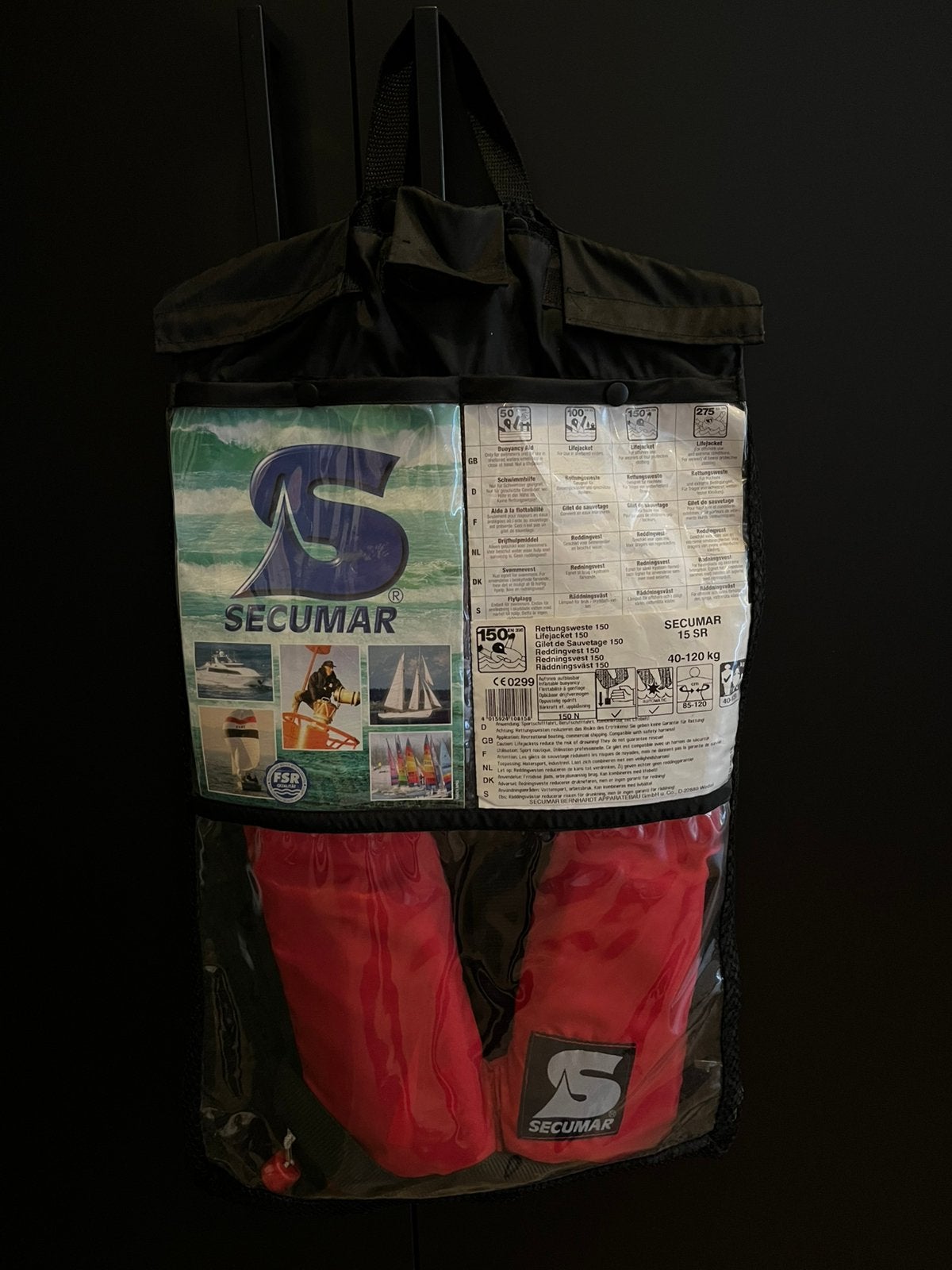 Secumar 15 SR Automatisch Reddingsvest (150N), Ophalen of Verzenden, Zo goed als nieuw, Overige typen