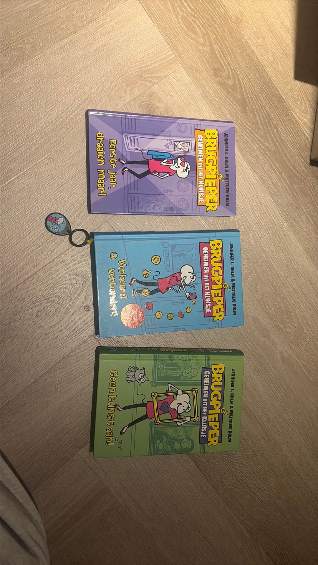 Boekenserie Brugpieper, Ophalen of Verzenden, Zo goed als nieuw, Jennifer L. Holm; Matthew Holm, Fictie