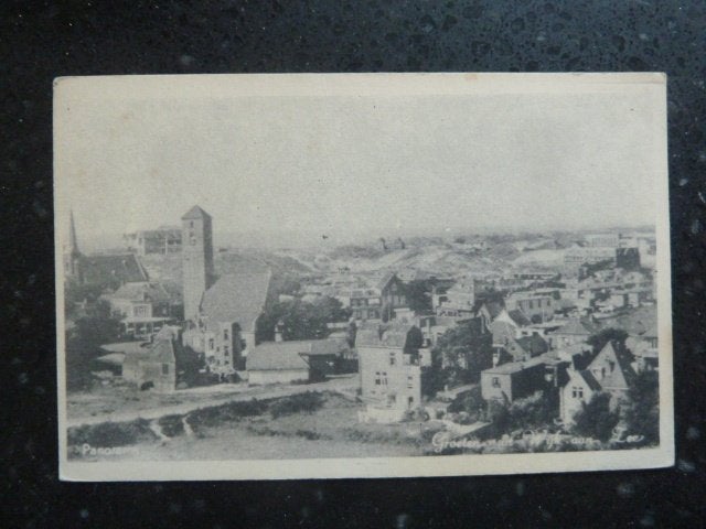 Wijk aan Zee circa 1950 Panorama, Ophalen of Verzenden, 1940 tot 1960, Ongelopen, Noord-Holland