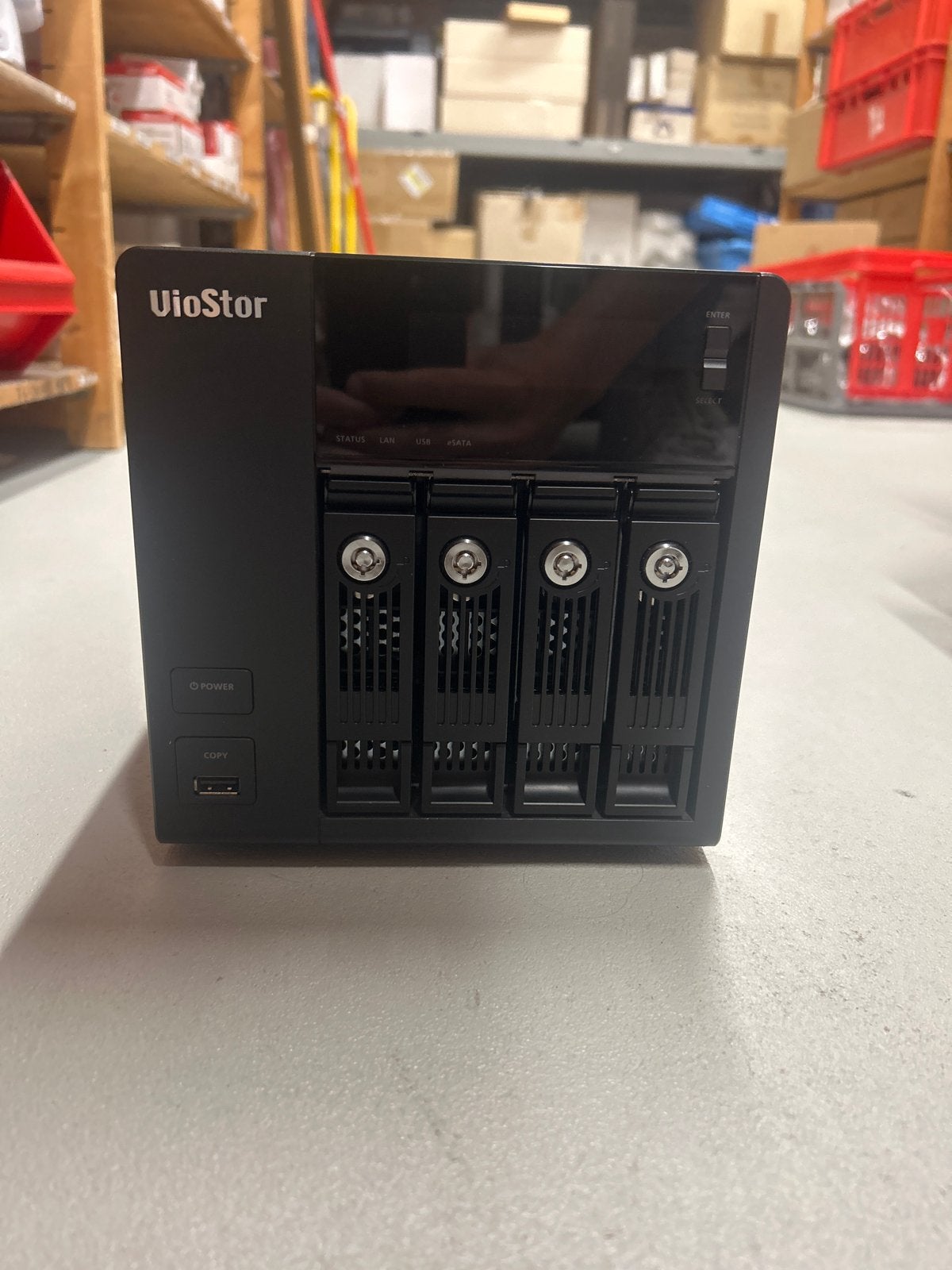 Qnap VioStor VS-4008-PRO Netwerk Video Recorder, Computers en Software, Server, Ophalen of Verzenden, Zo goed als nieuw, Extern