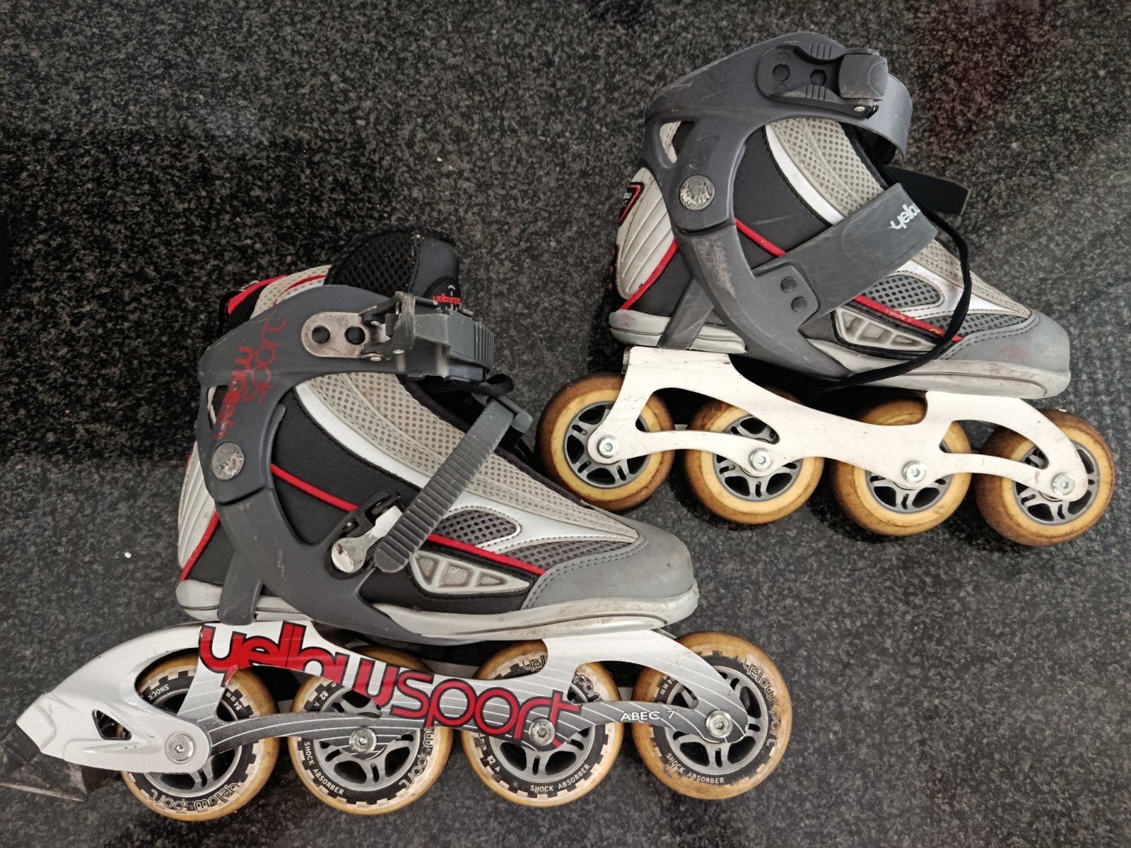 Inline Skates - Yellow Sport (Hy Skate), Sport en Fitness, Schaatsen, Ophalen of Verzenden, Gebruikt, Overige typen, Overige merken
