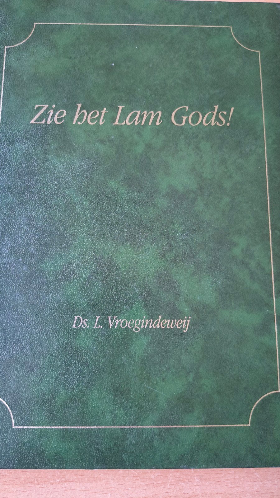 Zie het lam Gods. Ds L Vroegindeweij, Ds L Vroegindeweij, Christendom | Protestants, Ophalen of Verzenden, Zo goed als nieuw