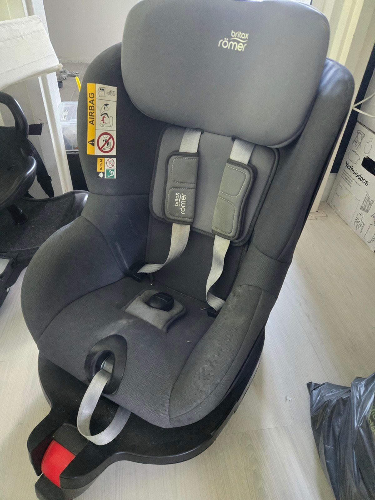 Britax Römer Dualfix M i-Size Autostoel Storm Grey, Kinderen en Baby's, Autostoeltjes, Ophalen, Romer, Verstelbare rugleuning