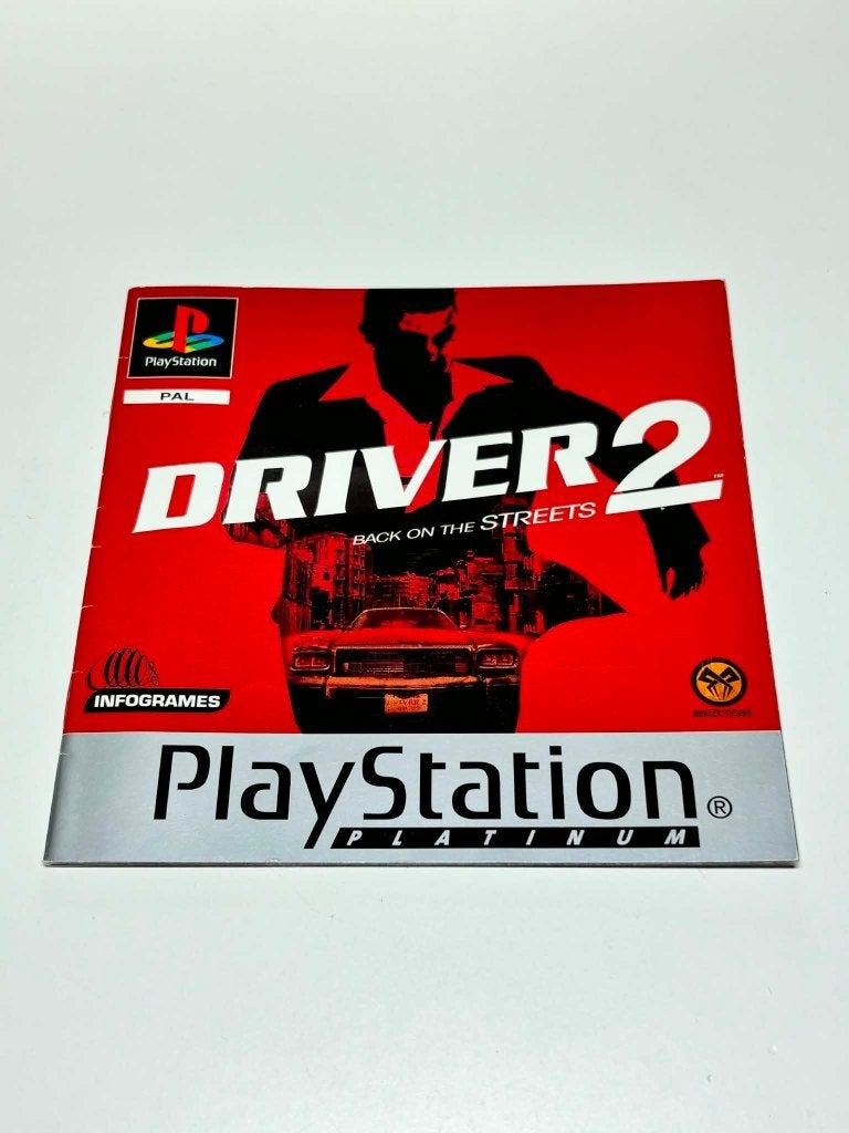 Driver 2 Boekje PlayStation 1 Ps1, 1 speler, Racen en Vliegen, Ophalen of Verzenden, Zo goed als nieuw