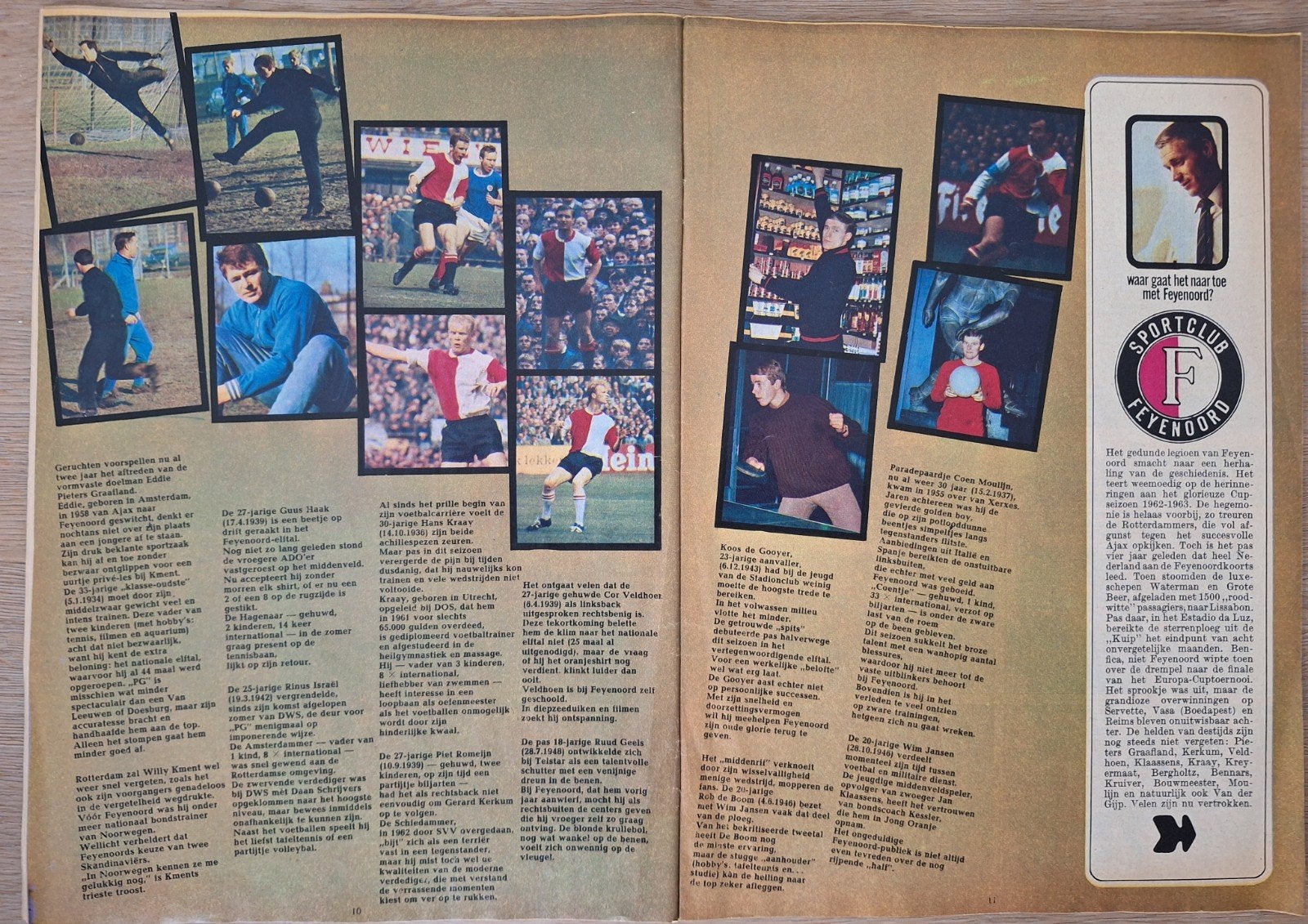 Feijenoord selectie 1967, Ophalen of Verzenden, Gelezen, Balsport