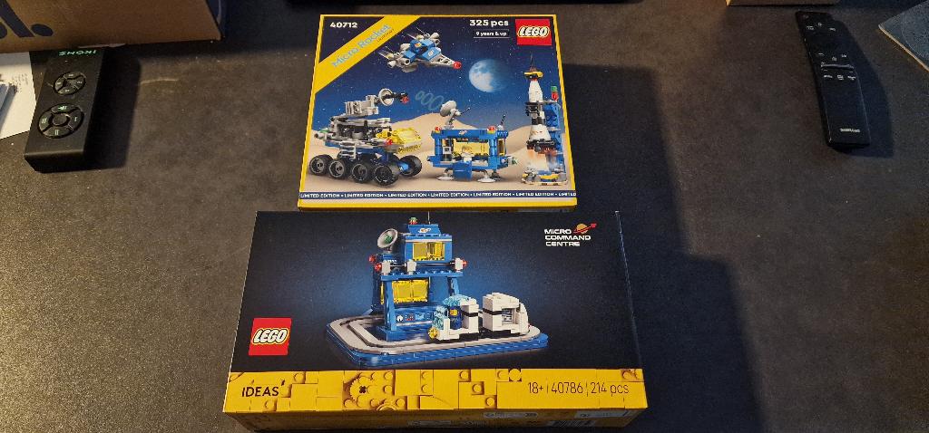 Nieuw: Lego 40712 + 40786 Micro space sets IDEAS, Lego, Nieuw, Ophalen of Verzenden, Space
