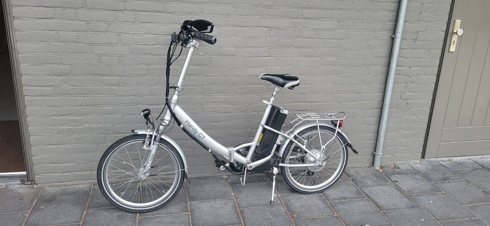 Handy C4 elektrische vouwfiets, Fietsen en Brommers, Elektrische fietsen, Gebruikt, Minder dan 47 cm, 30 tot 50 km per accu, Ophalen