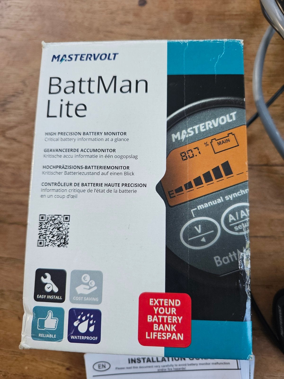 Mastervolt BattMan Lite Accu Monitor, Ophalen of Verzenden, Nieuw, Motor en Techniek