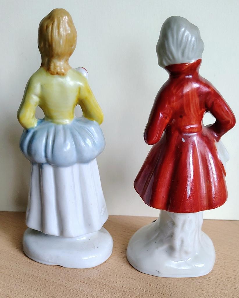 mooi porselein beeldjes 13 cm hoog, Ophalen of Verzenden, Zo goed als nieuw, Mens