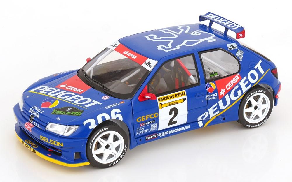 Peugeot 306 Maxi No.2, Rally de Aviles 1997 Azcona/Billmaier, Hobby en Vrije tijd, Modelauto's | 1:18, Solido, Tschuiten@hotmail.com