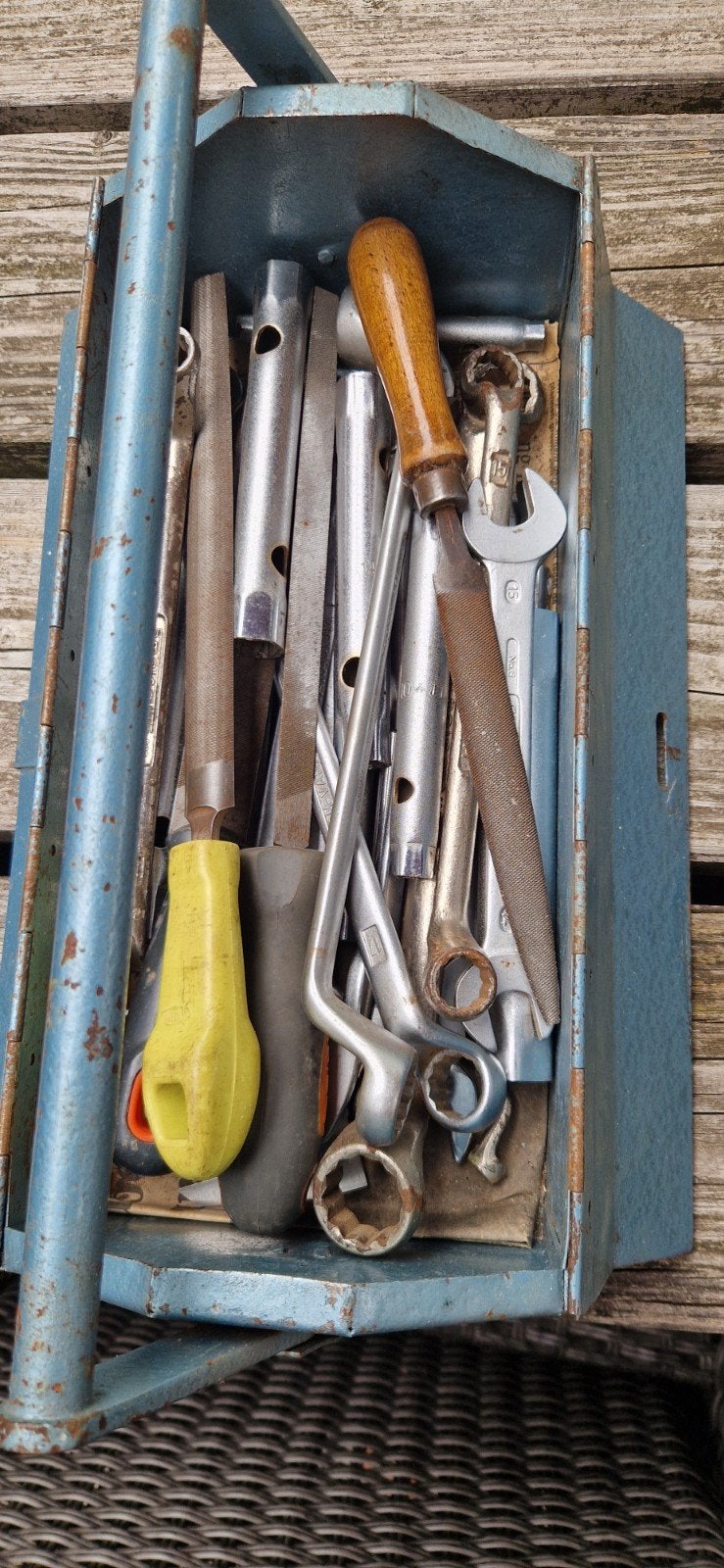 Gereedschapskist met diverse gereedschappen, Ophalen of Verzenden