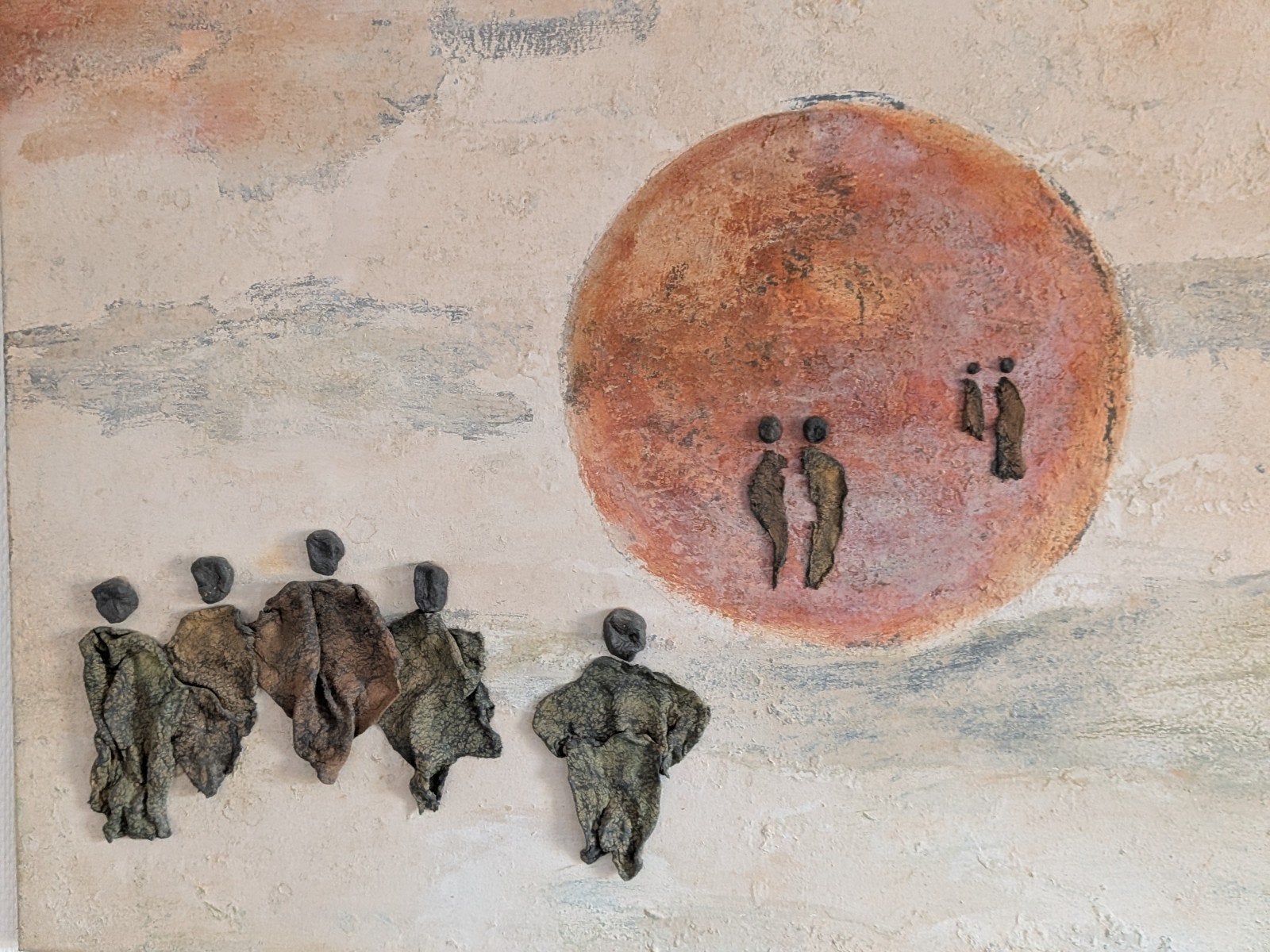 Uniek handgemaakt 3D schilderij - 70x80cm, Ophalen